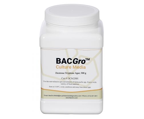 BACGro Dextrose Tryptone Agar / 500 g
