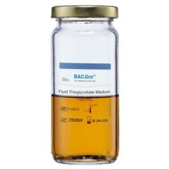 BACGro Fluid Thioglycollate Medium, Bagged Jar / 100ml